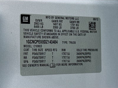2013 Chevrolet Silverado 1500 Work Truck