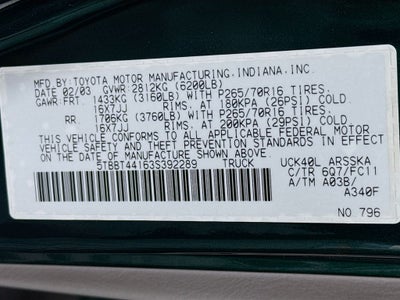 2003 Toyota Tundra SR5